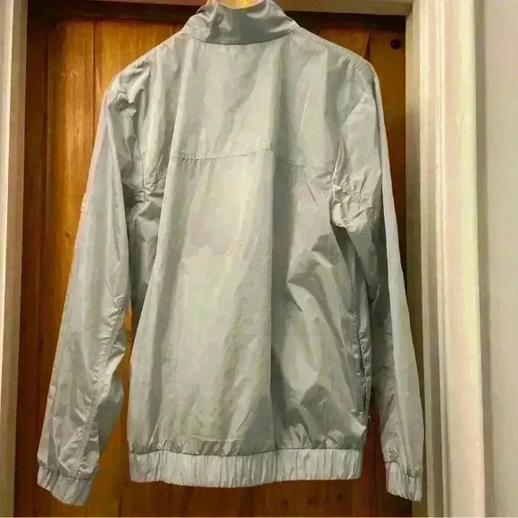 Rains Unisex Track Jacket Sky Blue Long Sleeve Zip Small NWT - Picture 6 of 10